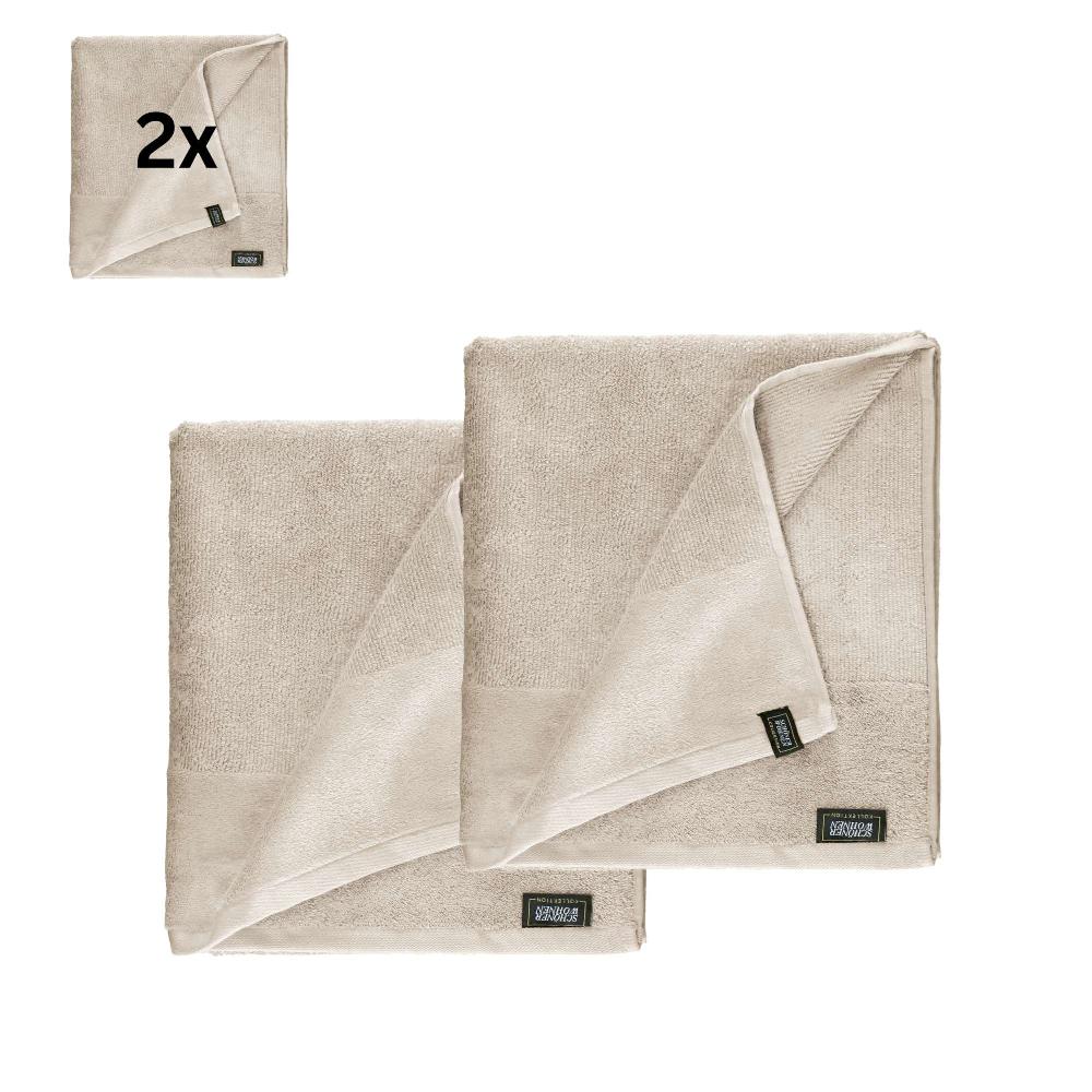 wohndirekt 2er Set Frottee Badetuch – Airtouch Qualität 100% Baumwolle 100x150 cm weich Top Angebot