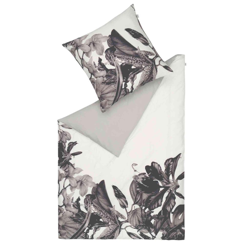 wohndirekt Satin Bettwäsche Amalia mit floralem Design