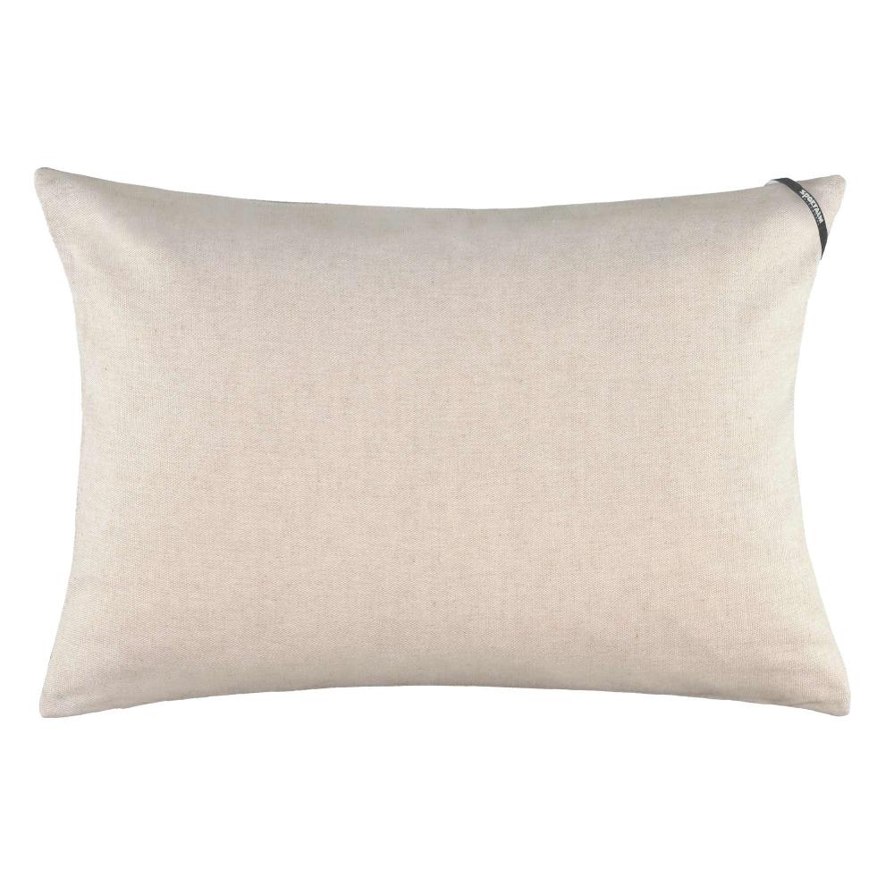 wohndirekt Gewebte Zierkissenhülle in Beige mit Wald- und Bergmotiv für einen rustikalen Look 40x60cm Letzte 2 Tage
