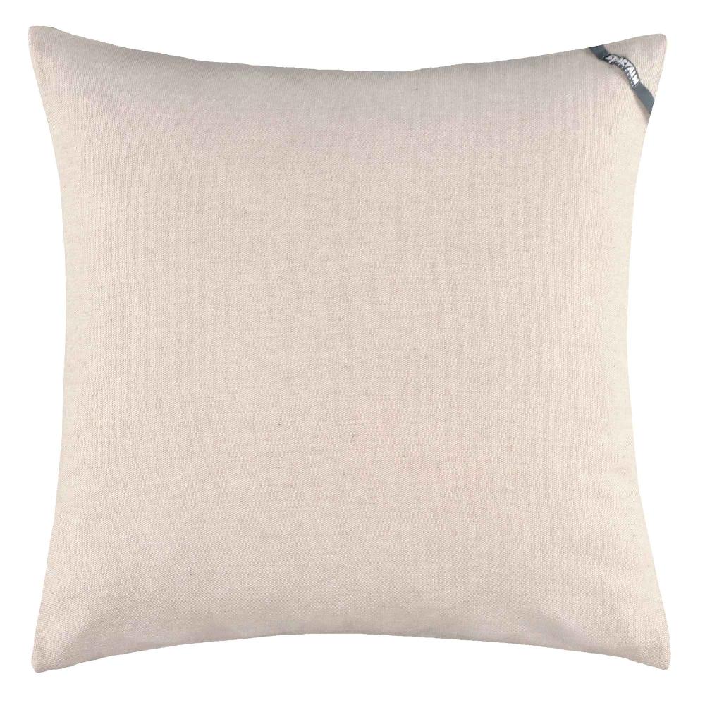 wohndirekt Stilvolle Zierkissenhülle im Schneefall-Design – Beige mit Leinenoptik 45x45cm Letzter Tag