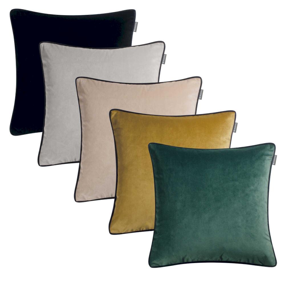 wohndirekt Kissenhülle Corner in Wirksamt mit Paspel 45x45 cm