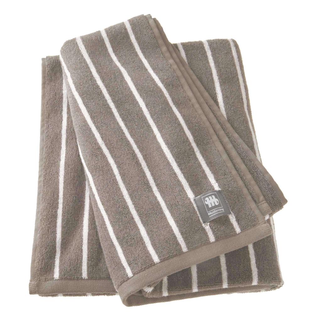 wohndirekt Jaquard Duschtuch/Badetuch Needlestripe mit Streifen 2025