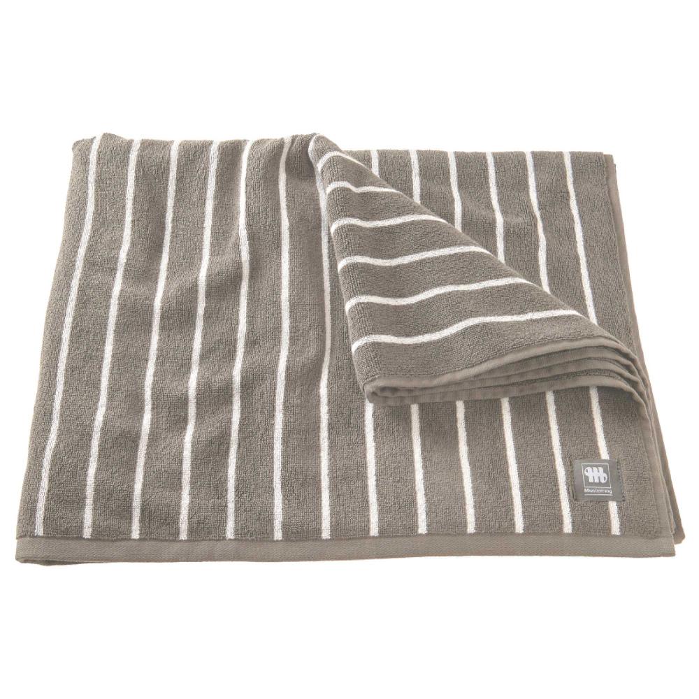 wohndirekt Weiches Jaquard Gästehandtuch Needlestripe mit Streifen Outlet