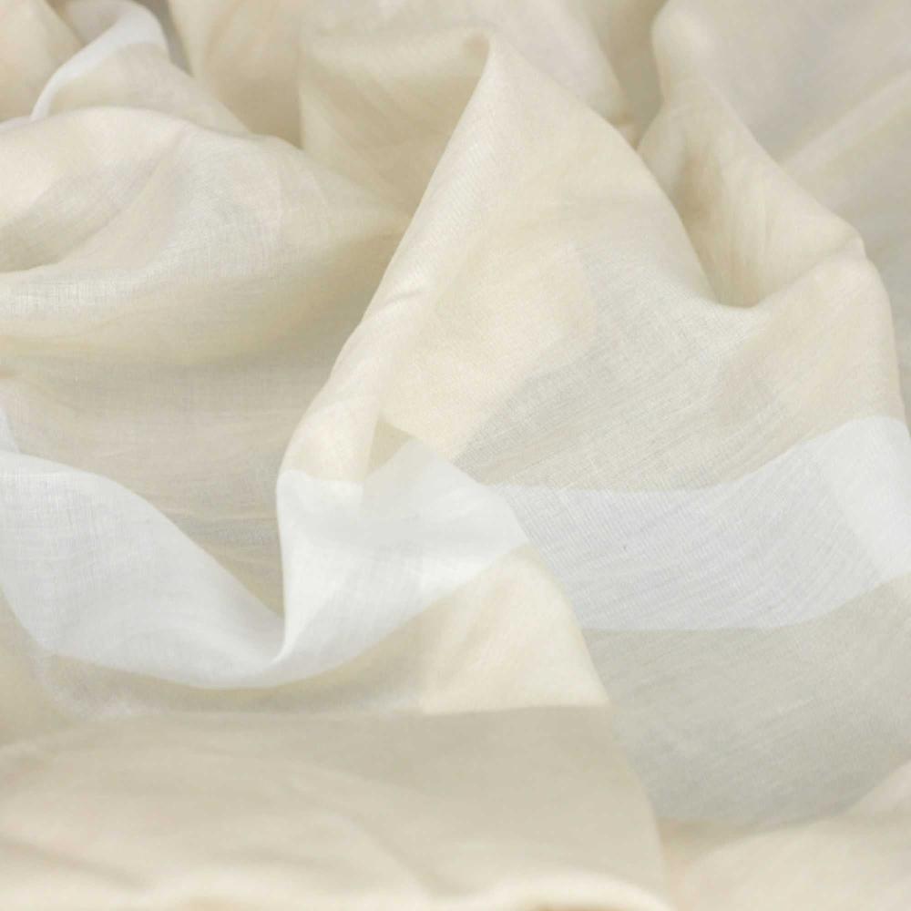 wohndirekt Transparenter Schlaufenschal mit grafischen Linien 130 x 250 cm Fabrikpreis