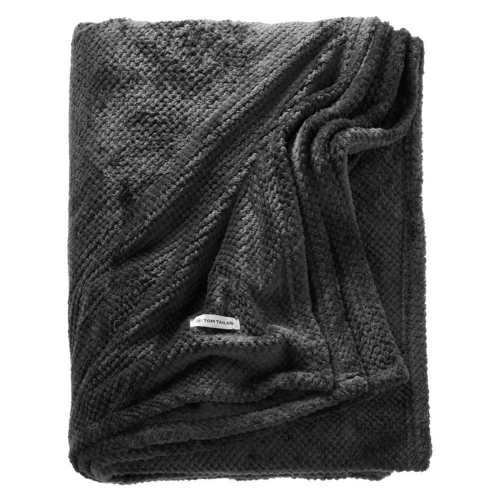 wohndirekt TT Plaid Structure aus Polyesterfleece uni Valentinstagsangebot