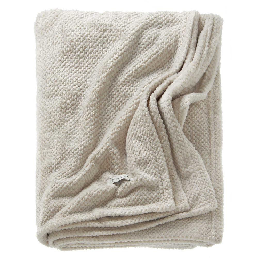 wohndirekt TT Plaid Structure aus Polyesterfleece uni Valentinstagsangebot