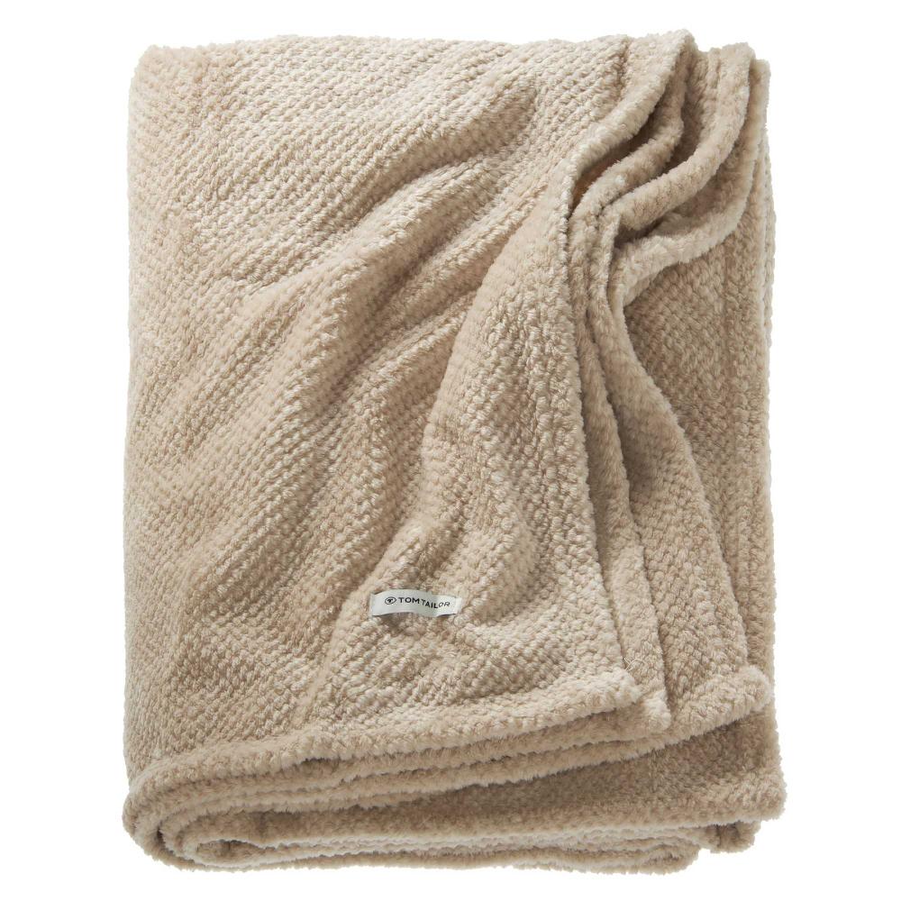 wohndirekt TT Plaid Structure aus Polyesterfleece uni Valentinstagsangebot