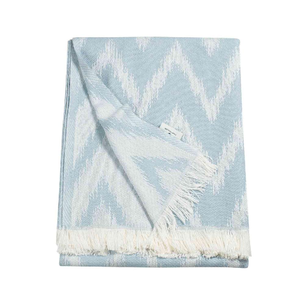wohndirekt Decke Zigzag • gemustert • mit Fransen • 140 x 180 cm Blitzangebot