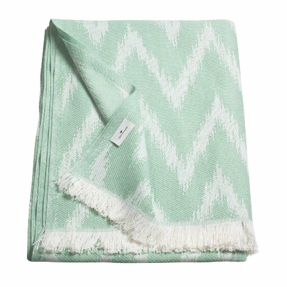 wohndirekt Decke Zigzag • gemustert • mit Fransen • 140 x 180 cm Blitzangebot