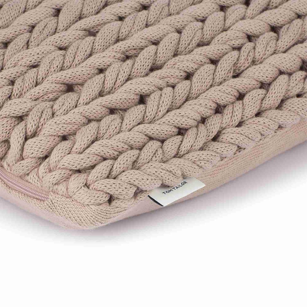 wohndirekt Zierkissenhülle Knit • grobes Strickmuster • 100% Baumwolle • gestrickt • 40x40 cm Kostenlose Rückgabe