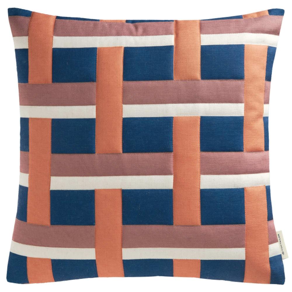 wohndirekt Kissenhülle Multi Check mit grafischem Muster 45 x 45 cm