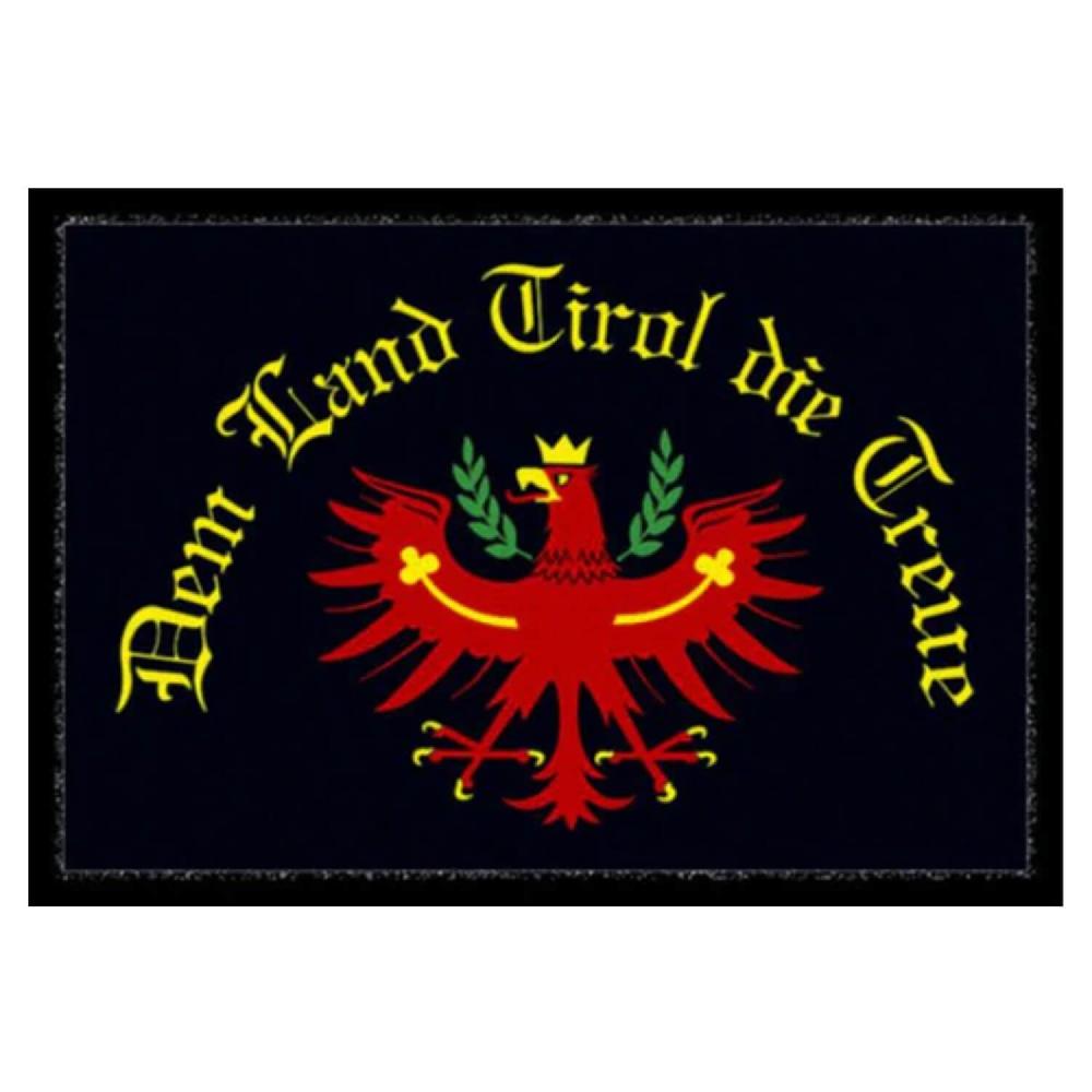 wohndirekt Fußmatte "Dem Land Tirol die Treue" 50x70cm