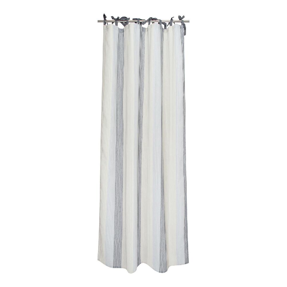 wohndirekt Fertigvorhang Stroke • mit Gardinenband • halbtransparent • 130x250cm Black Friday Preise