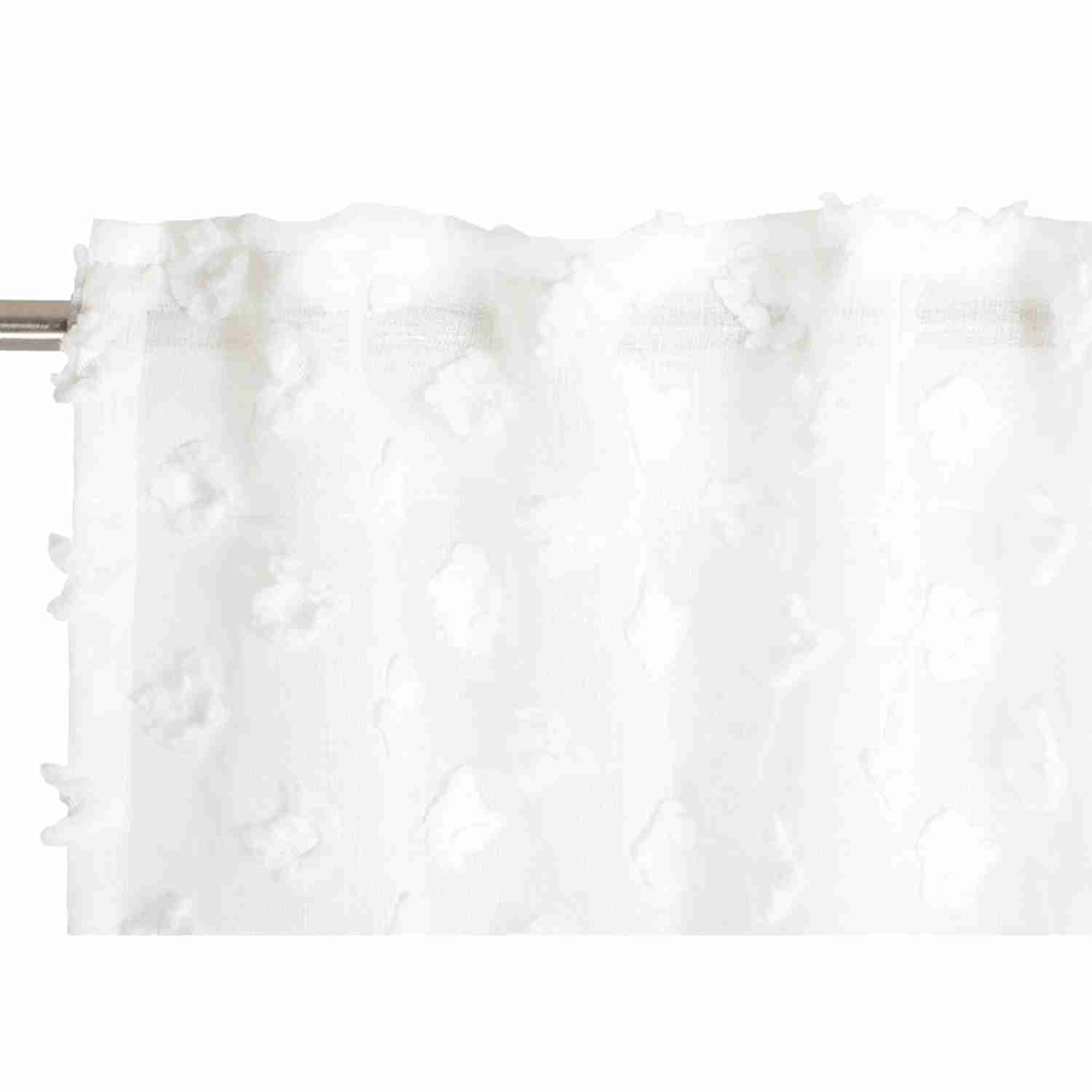 wohndirekt Schlaufenschal Snowflakes • 3D Schneeflocken • transparent • 135x250 cm Im Verkauf
