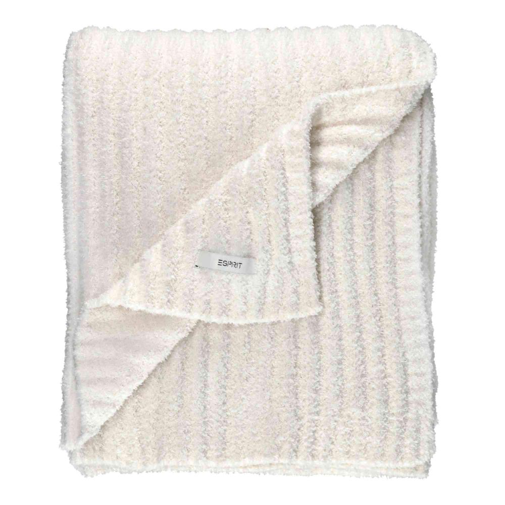 wohndirekt Gestrickte Decke Cuddle mit Streifeneffekt 130 x 170 cm Bestseller