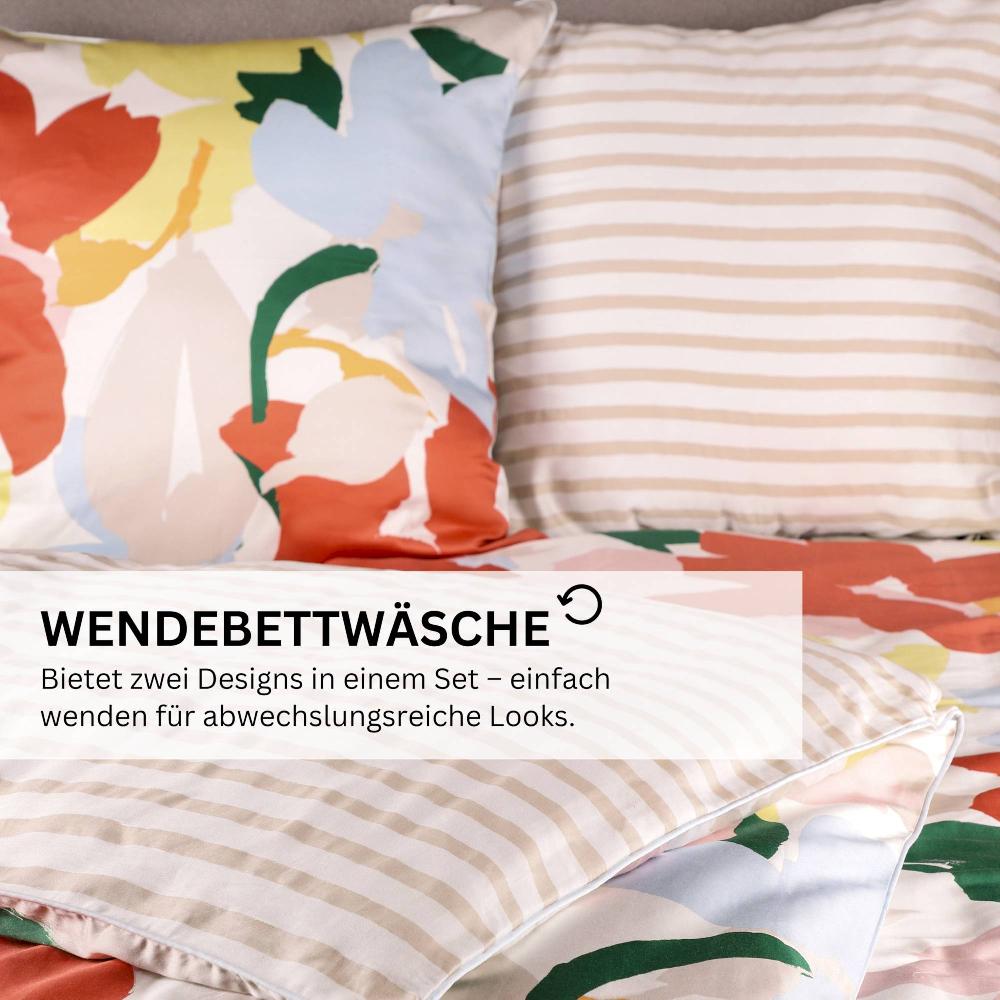 wohndirekt Luxuriöse Bettwäsche mit floralem oder grafischem Design Bis zu 55% Rabatt