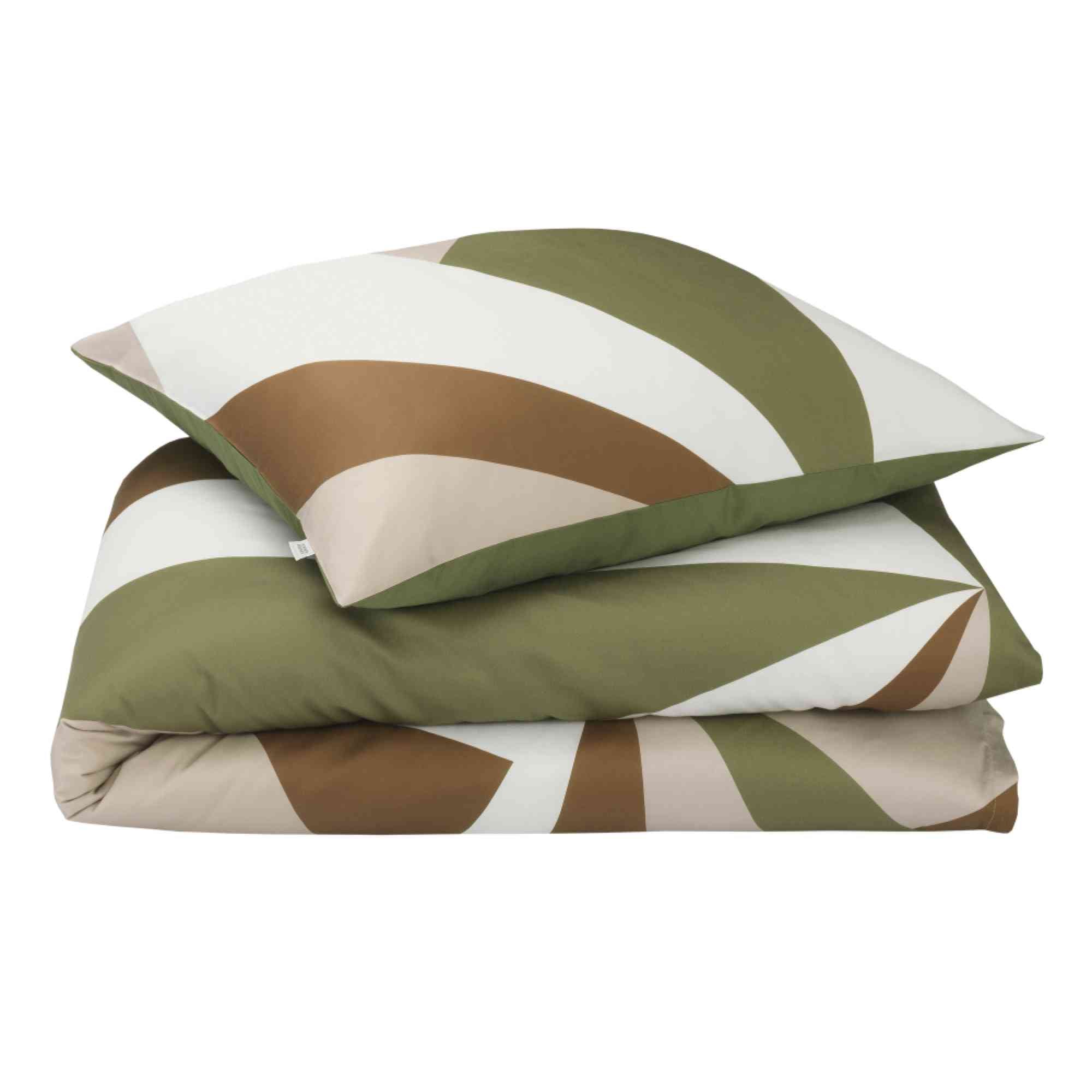wohndirekt Satin Bettwäsche Origami mit grafischem Design Black Friday Preise