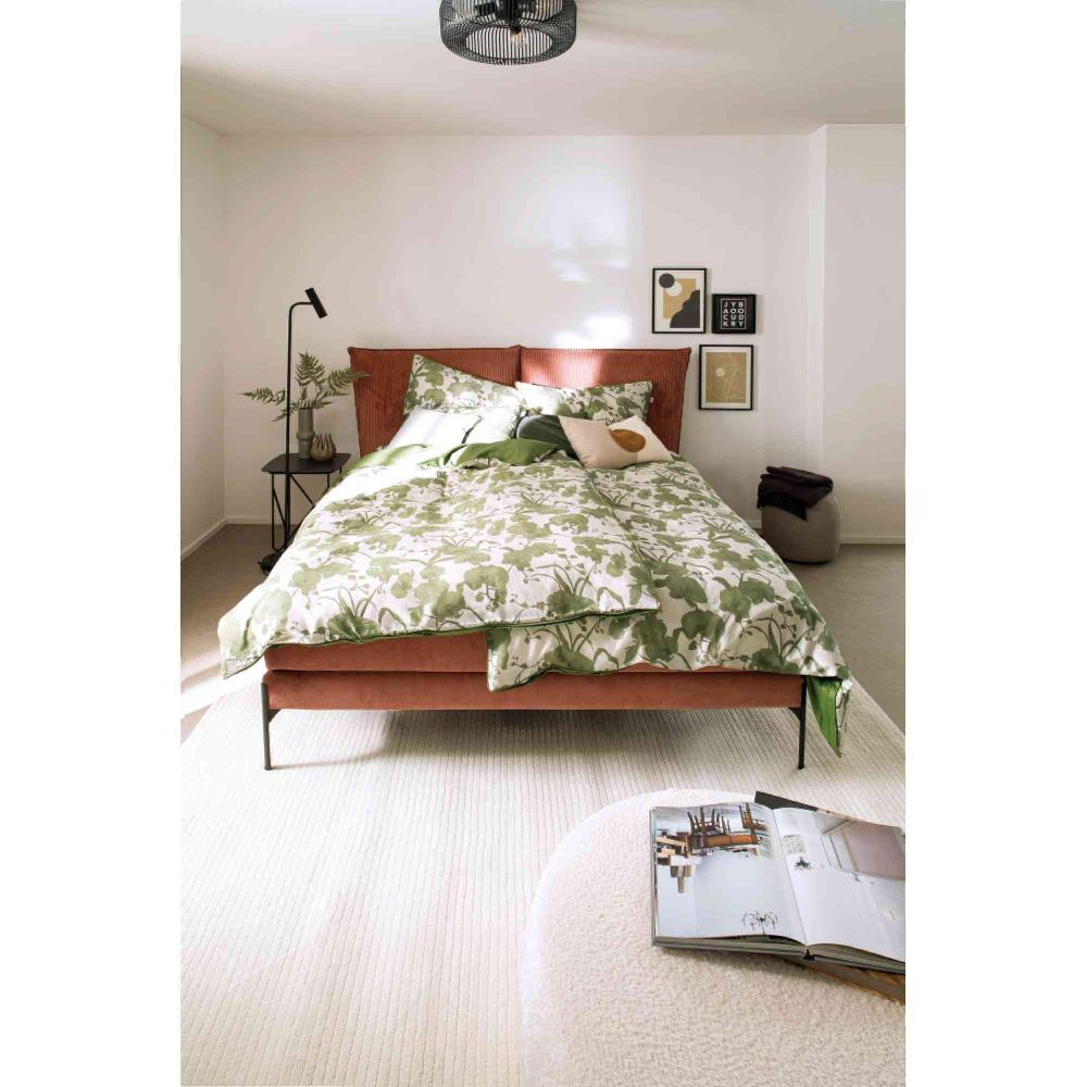 wohndirekt Satin Bettwäsche Orchid mit floralem Design Im Verkauf