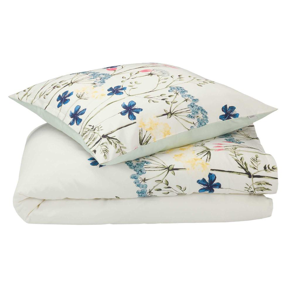 wohndirekt Satin Bettwäsche mit bedrucktem Blumenmuster Fabrikverkauf