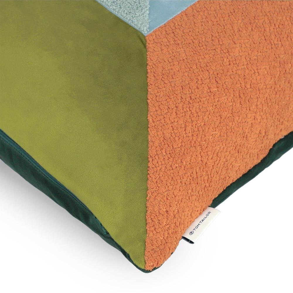 wohndirekt Kissenhülle in Samt mit Boucle 45 x 45 cm Rabatt