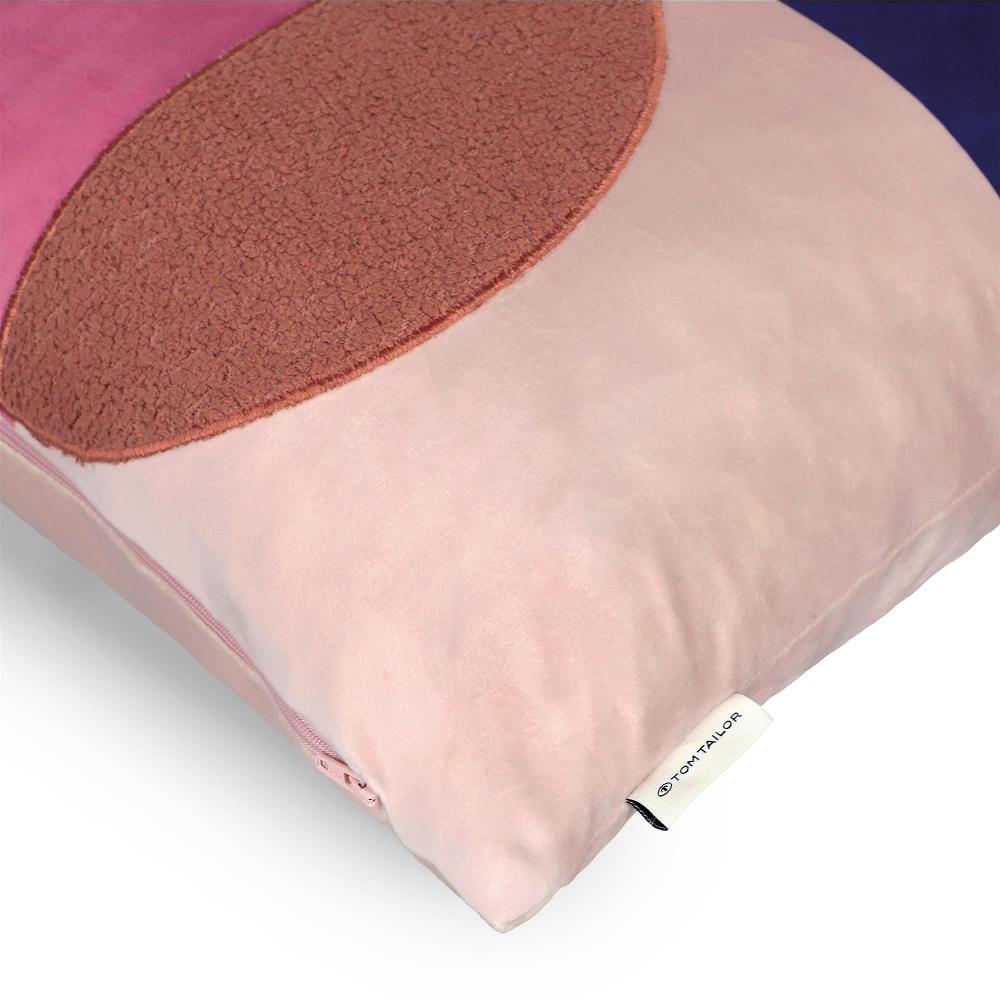 wohndirekt Kissenhülle in Samt mit Boucle 45 x 45 cm Günstig kaufen