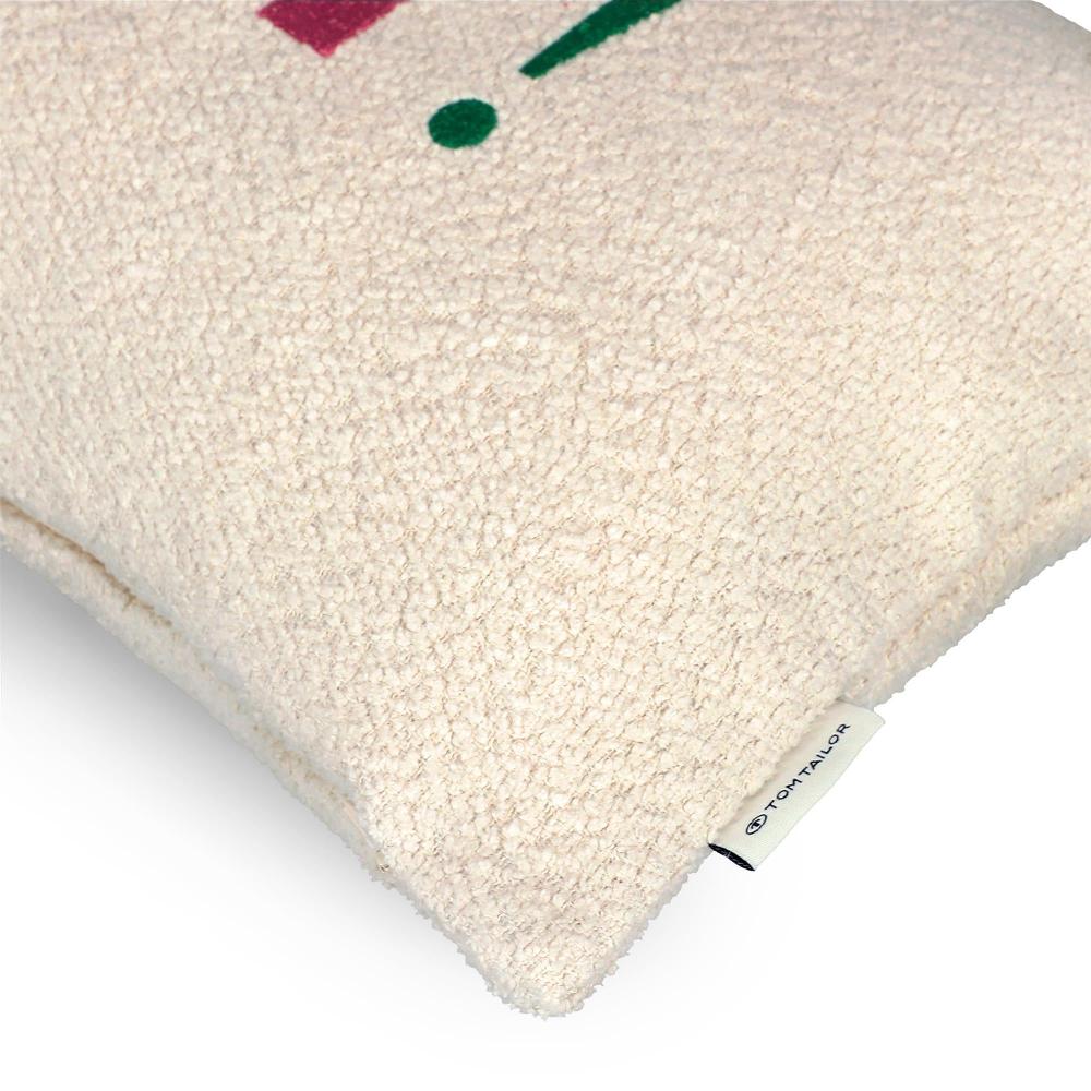 wohndirekt Kissenhülle mit Schrifzug Hey 30 x 50 cm Großer Ausverkauf