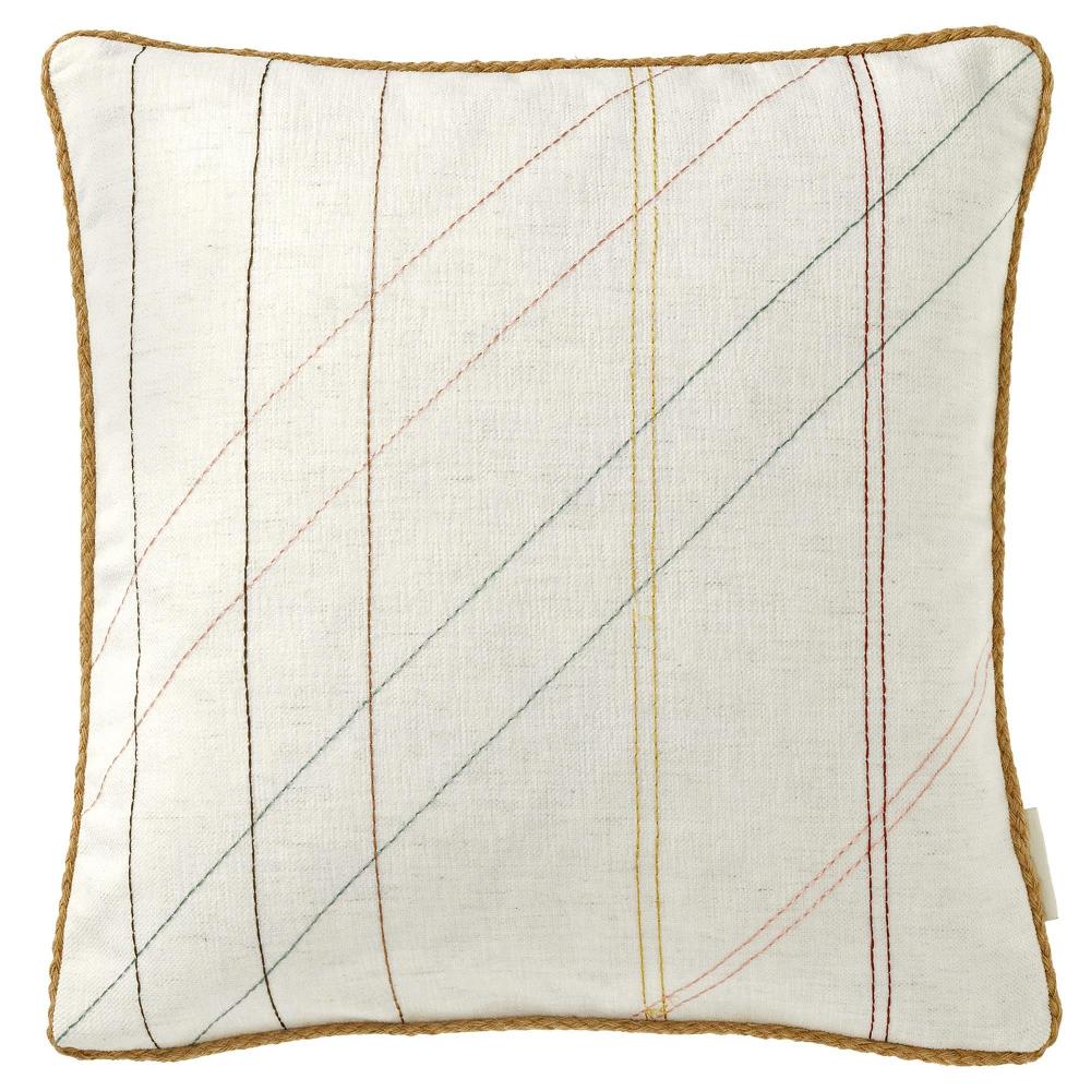 wohndirekt Kissenhülle mit grafischem Muster 40 x 40 cm Online Shopping