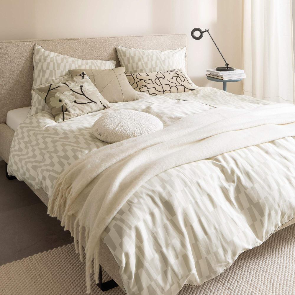 wohndirekt Satin Bettwäschegarnitur Favour – Elegantes Design aus 100% Baumwolle 2-teilig Letzte 3 Tage