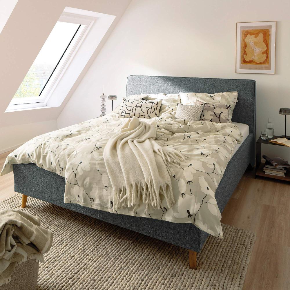 wohndirekt Luxuriöse BCI Satin Bettwäsche Fleur – Eleganz & Komfort für Ihr Schlafzimmer JETZT KAUFEN