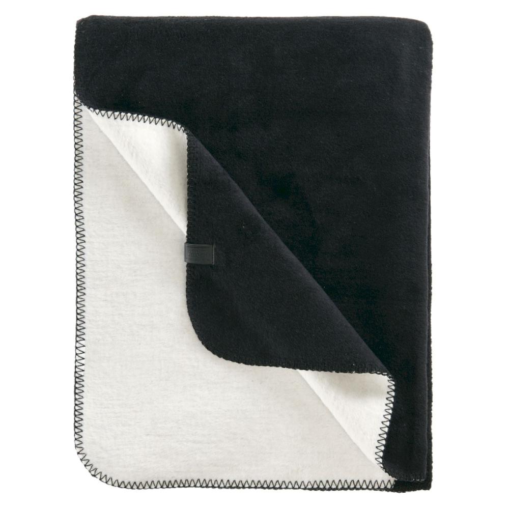 wohndirekt Gewebte Fleece-Wohndecke Pebble – Elegantes Design mit Ziernaht 150x200 cm Bis zu 65% Rabatt