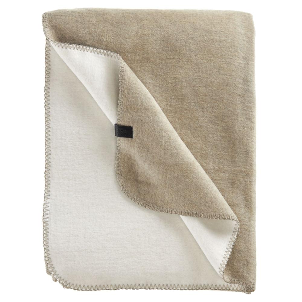 wohndirekt Gewebte Fleece-Wohndecke Pebble – Elegantes Design mit Ziernaht 150x200 cm Bis zu 65% Rabatt