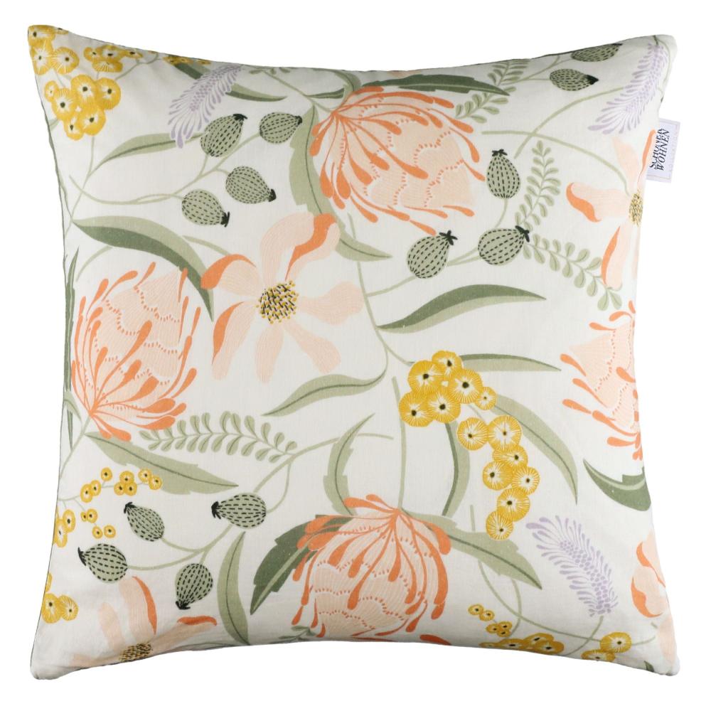 wohndirekt Zierkissenhülle Playful – Florales Design & hochwertige Leinen-Baumwollmischung Discount Store für neue Produkte
