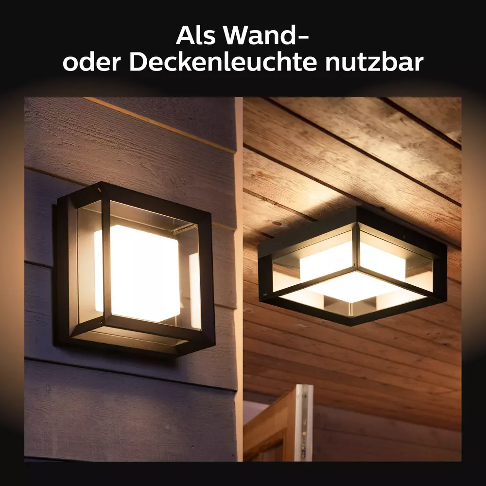 smarthome Philips Hue White & Color Ambience Econic Wandleuchte quadratisch kaufen Bis zu 60% Rabatt