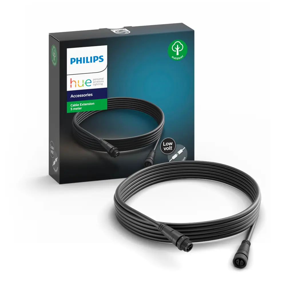 smarthome Philips Hue Outdoor Verlängerungskabel 5m kaufen Sonderangebot der Fabrik