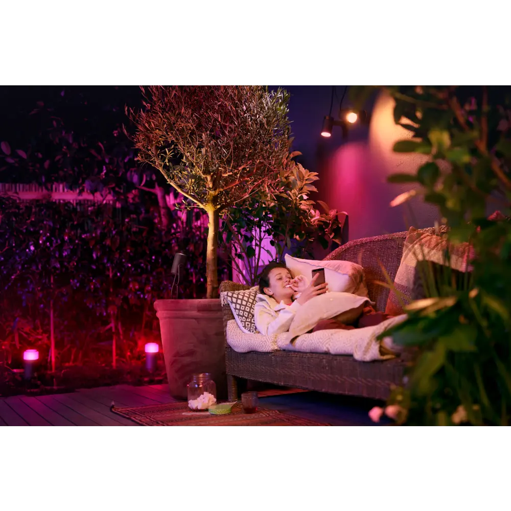 smarthome Philips Hue White & Color Ambience Calla Sockelleuchte Erweiterung klein kaufen Vierteljährliche Förderung