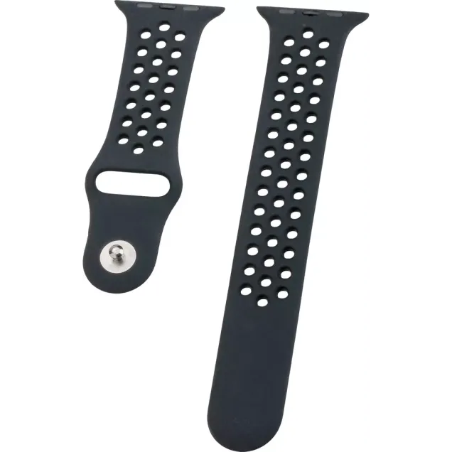 smarthome Peter Jäckel WATCH BAND Apple Watch Ultra 49mm/ Watch 45/44mm (Series 4 - 9)/ 42mm (Series 1 - 3) Silicon Dual Schwarz kaufen