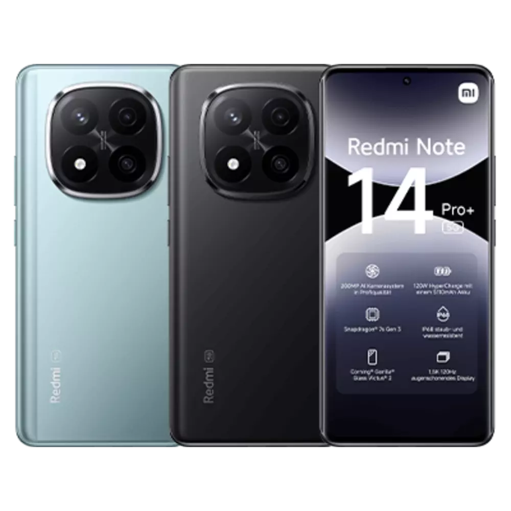 smarthome XIAOMI Redmi Note 14 Pro+ 5G 256 GB Midnight Black kaufen Limitierter Zeitrabatt