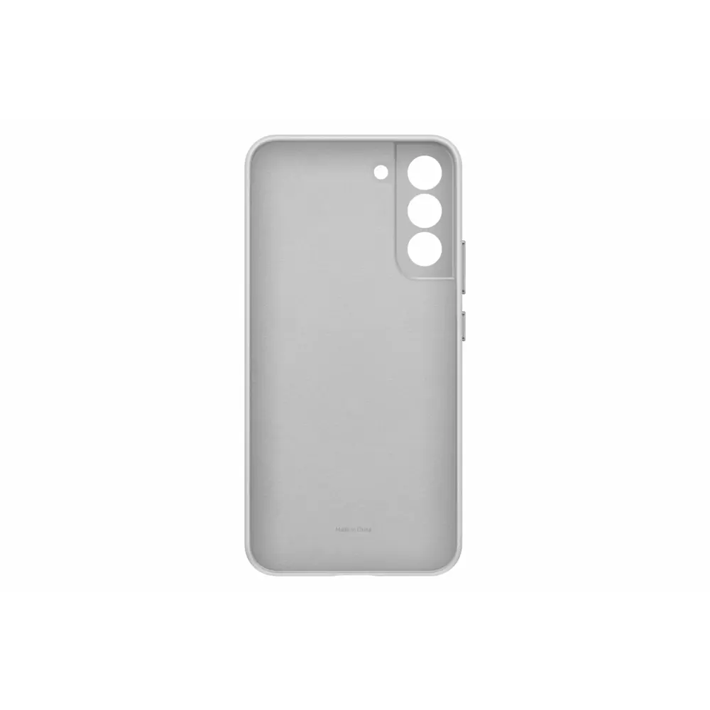 smarthome Samsung Galaxy S22+ Leather Cover Light Gray kaufen Tiefpreis