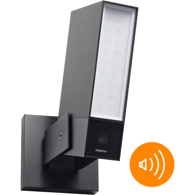 smarthome Netatmo Smarte Außenkamera mit Sirene Schwarz kaufen