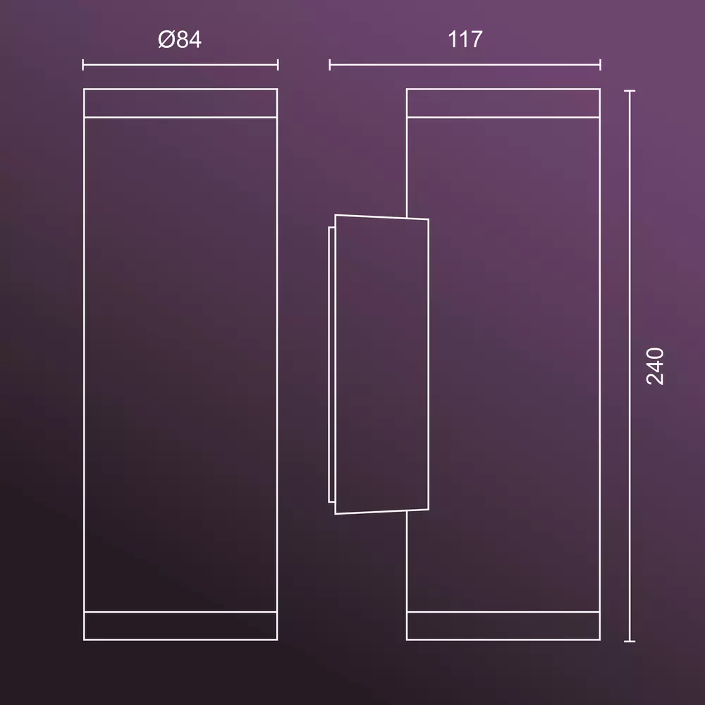 smarthome Philips Hue White & Color Ambience Appear Wandleuchte rund kaufen Angebote