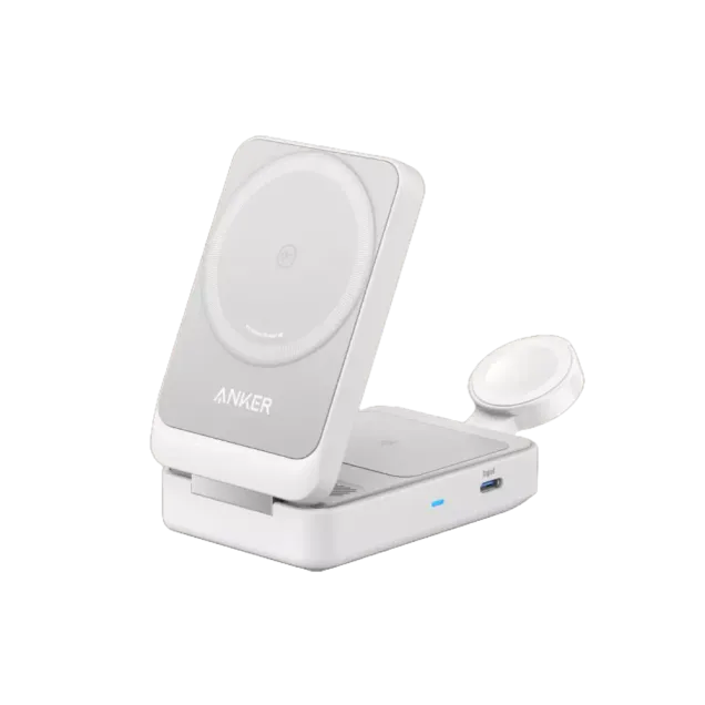 smarthome Anker MagGo Wireless Charger (15W Foldable 3-in-1) White kaufen