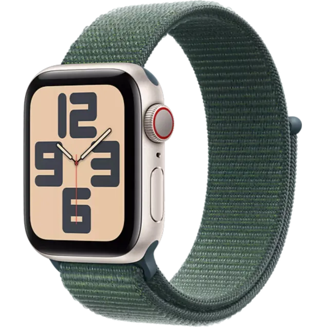 smarthome Apple Watch SE (2023) Aluminium Sport Loop 32 GB 40 mm Polarstern/Seegrün S/M kaufen