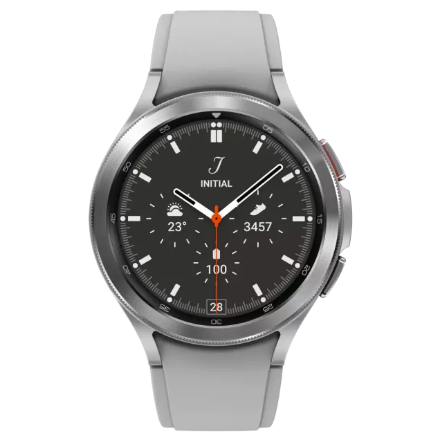 smarthome Samsung Galaxy Watch4 Classic Bluetooth 46 mm Silber kaufen