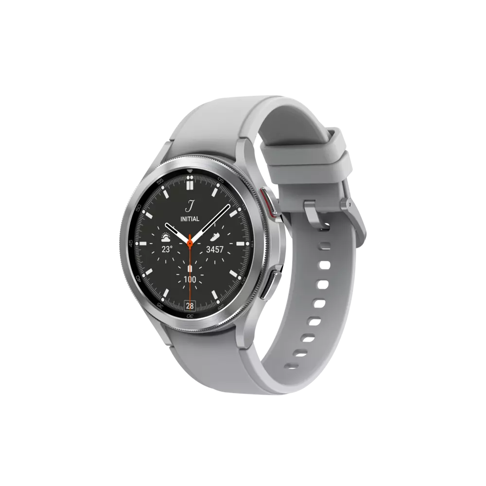 smarthome Samsung Galaxy Watch4 Classic Bluetooth 46 mm Silber kaufen Online
