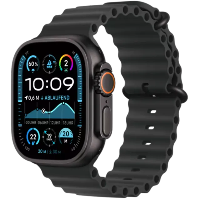 smarthome Apple Watch Ultra 2 Titan Ocean Armband 64 GB 49 mm Schwarz/Schwarz kaufen