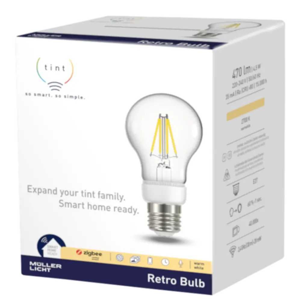 smarthome tint Zusatzlampen dimming LED-Birnenform E27 Filament kaufen Zeitlich begrenztes Angebot