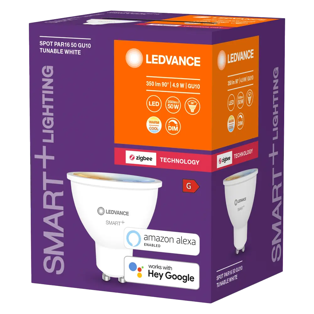 smarthome LEDVANCE LDV SMART+ SPOT GU10 TW 2700 - 6500K 230V ZigBee 3.0 kaufen Räumungsverkauf