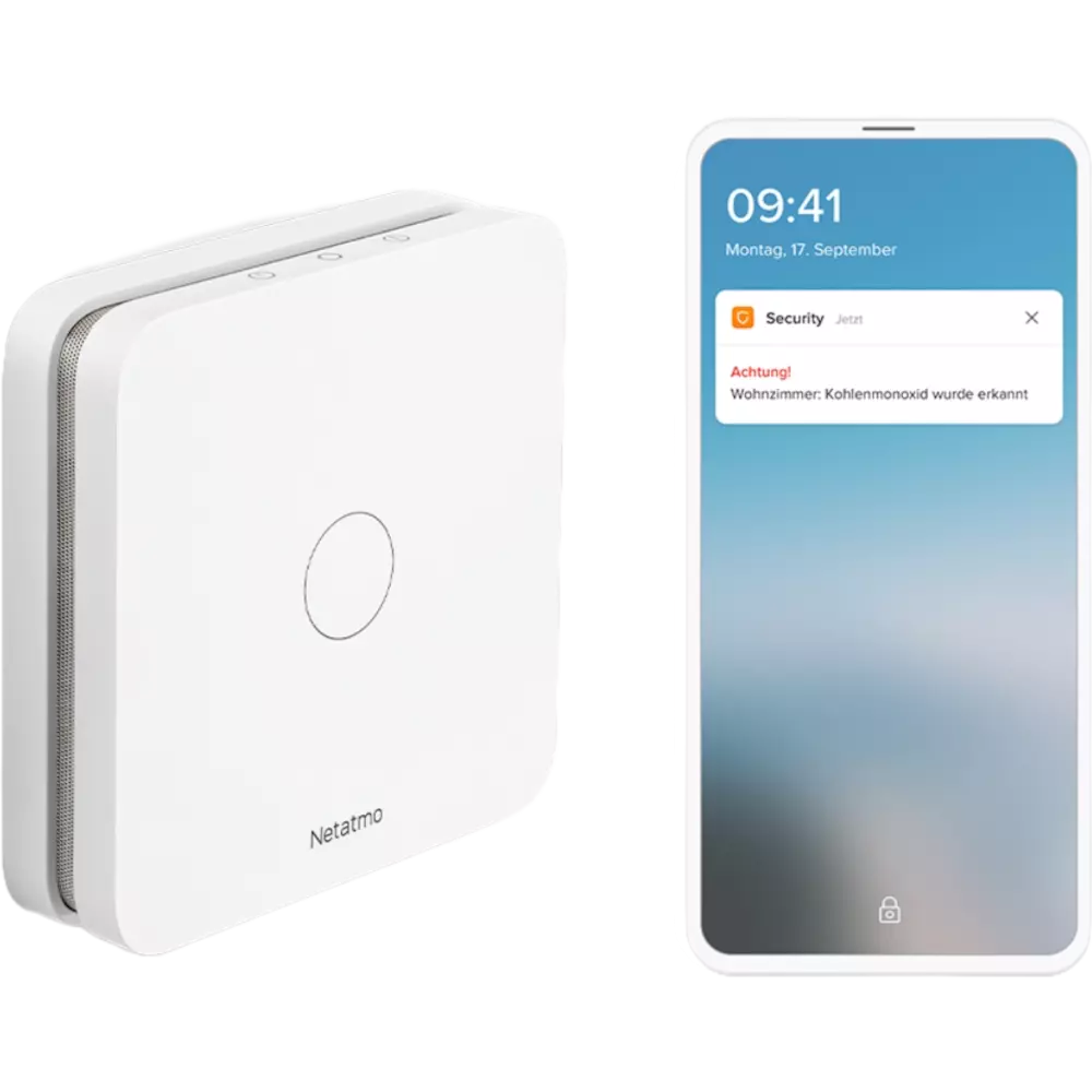 smarthome Netatmo Smarter Kohlenmonoxidmelder Alarm (85dB) kaufen VIP-Rabatte