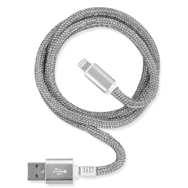 smarthome Peter Jäckel Glamour USB Data Cable Typ-C mit Sync- und Ladefunktion Silber kaufen