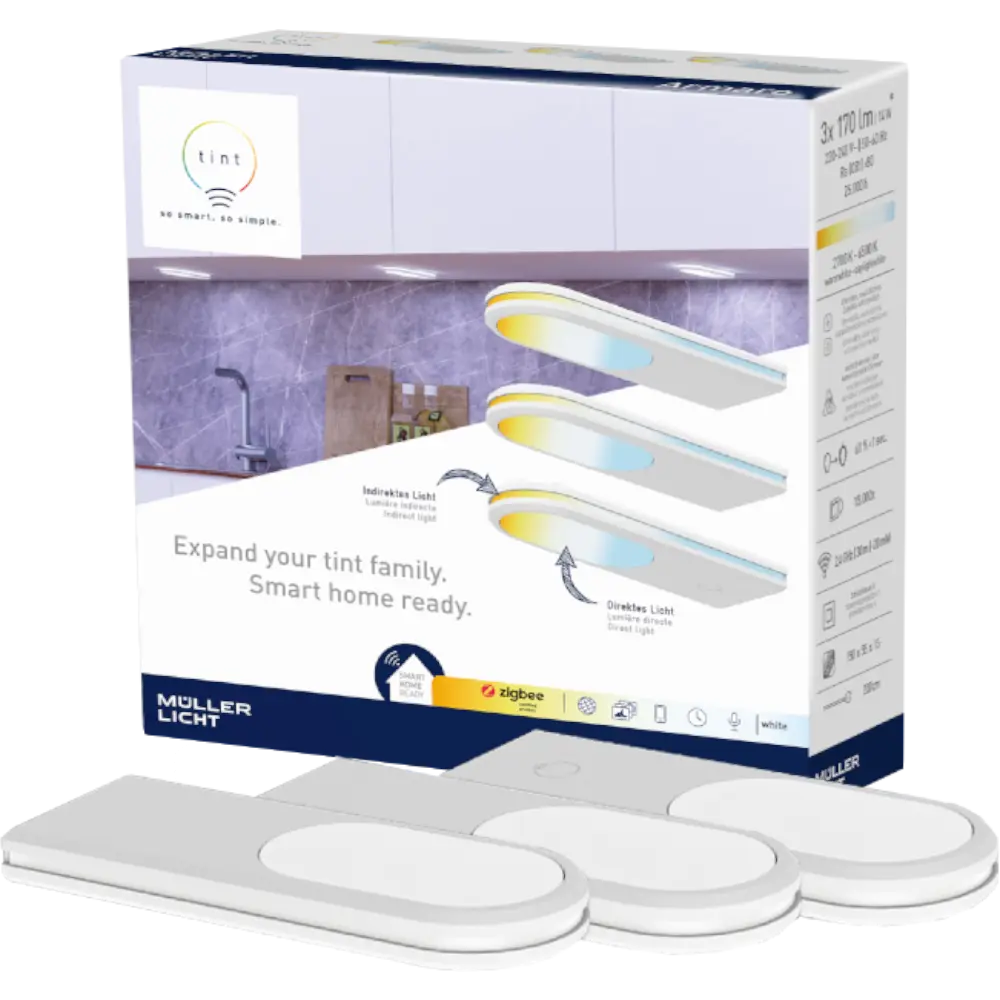 smarthome tint LED-Unterbauleuchte Armaro white 3er-Set kaufen Preisnachlass
